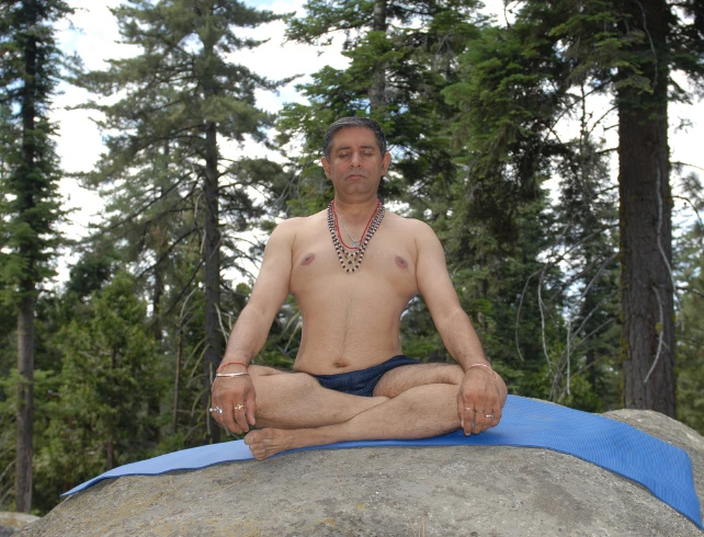 Chaukadi Samadhi Meditation pose-sitting pose- yoga with ramadawar