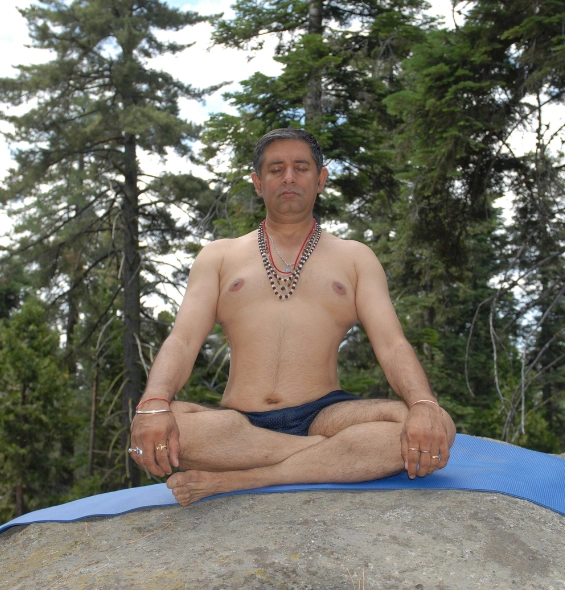 Samadhi Meditation pose- yoga with ramadawar