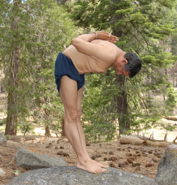Paschhima Namaskarasana- reverse prayer pose- yoga with rama dawar