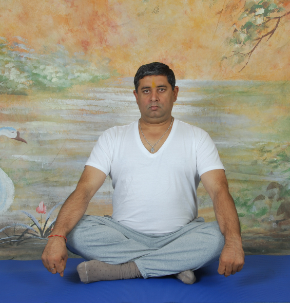dharnasana- concentration pose- yoga with ramadawar