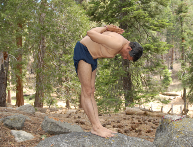 Paschhima Namaskarasana- reverse prayer pose- yoga with rama dawar
